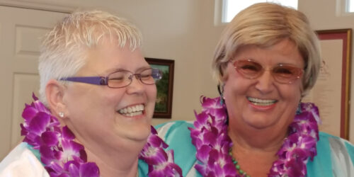 rita and brenda laughing